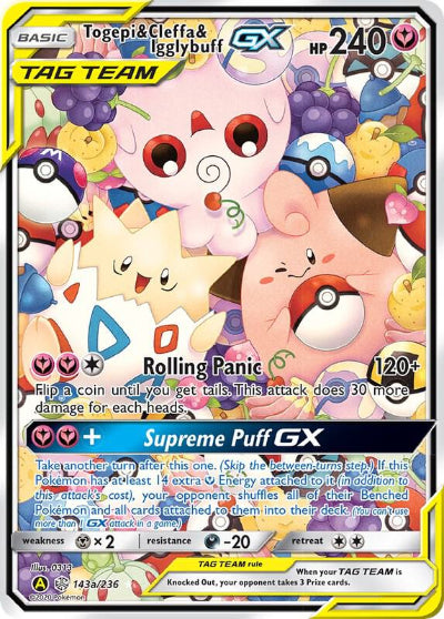 Togepi & Cleffa & Igglybuff GX - 143a/236 - Promo